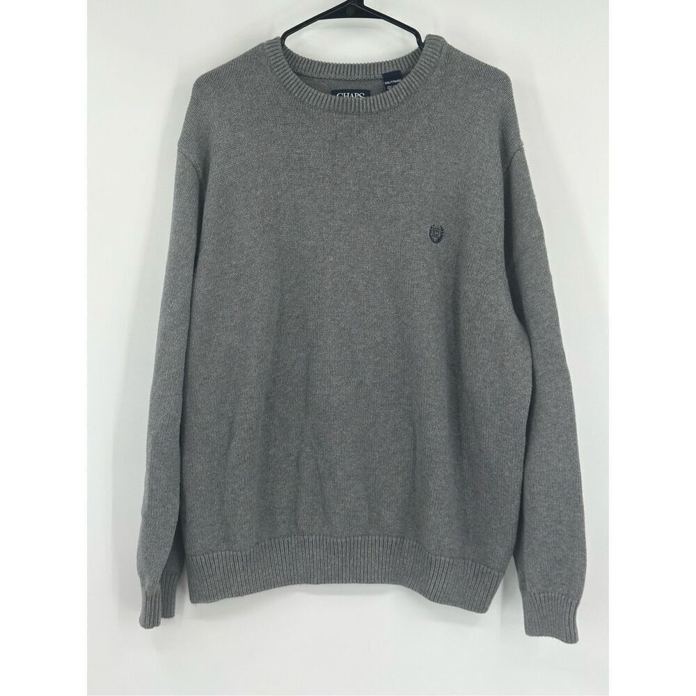 Chaps men’s gray cotton sweater size 2XL